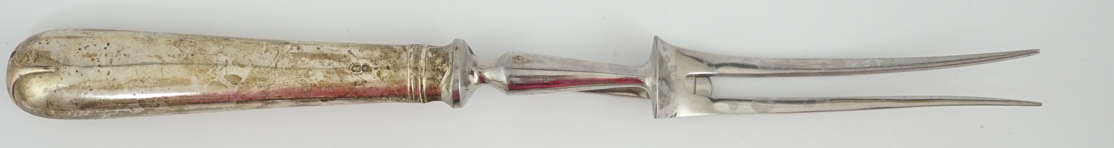 A part canteen of George VI silver Old English pattern flatware by Walker & Hall